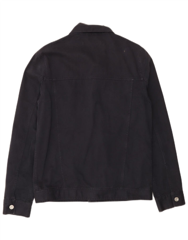 ΓΑΛΛΙΚΗ ΣΥΝΔΕΣΗ Ανδρικό τζιν μπουφάν UK 36 Small Navy Blue Cotton