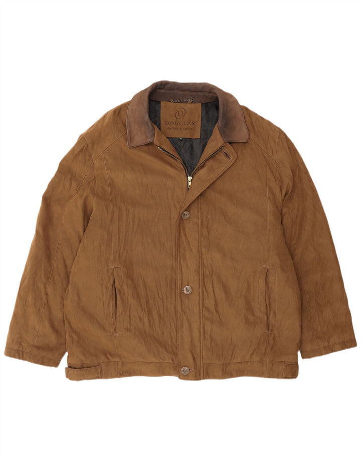 Ανδρικό Suede Jacket Douglas UK 46 3XL Beige Leather