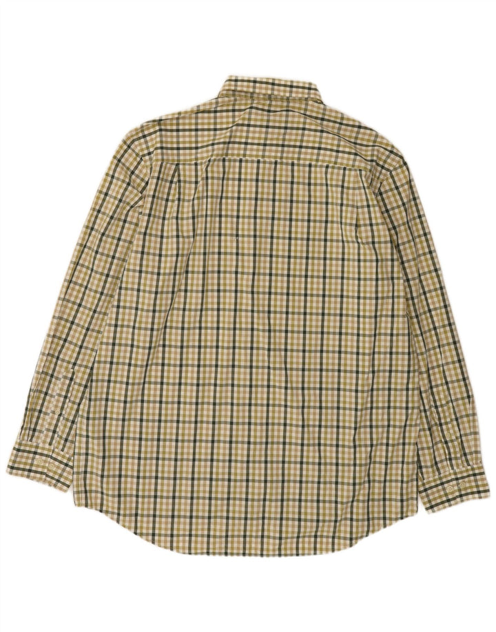 Ανδρικό πουκάμισο Timberland XL Πράσινο βαμβακερό Gingham