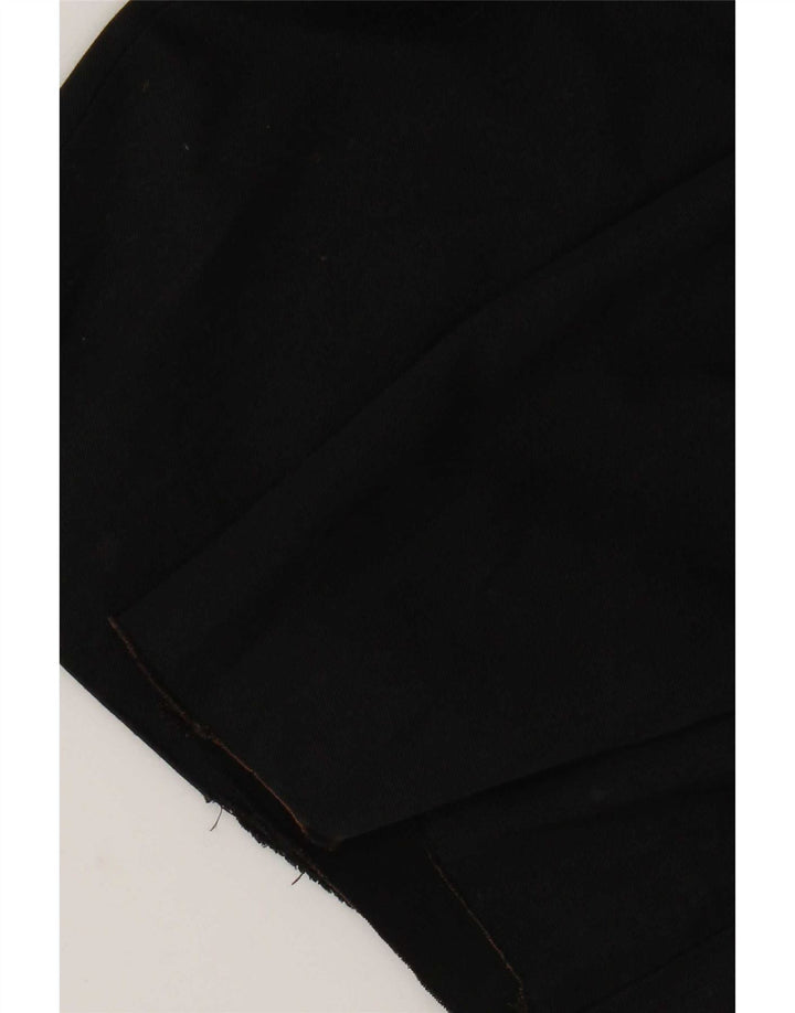 Zara Ανδρικό ίσιο παντελόνι Chino EU 42 Large W32 L32 Μαύρο πολυεστέρα
