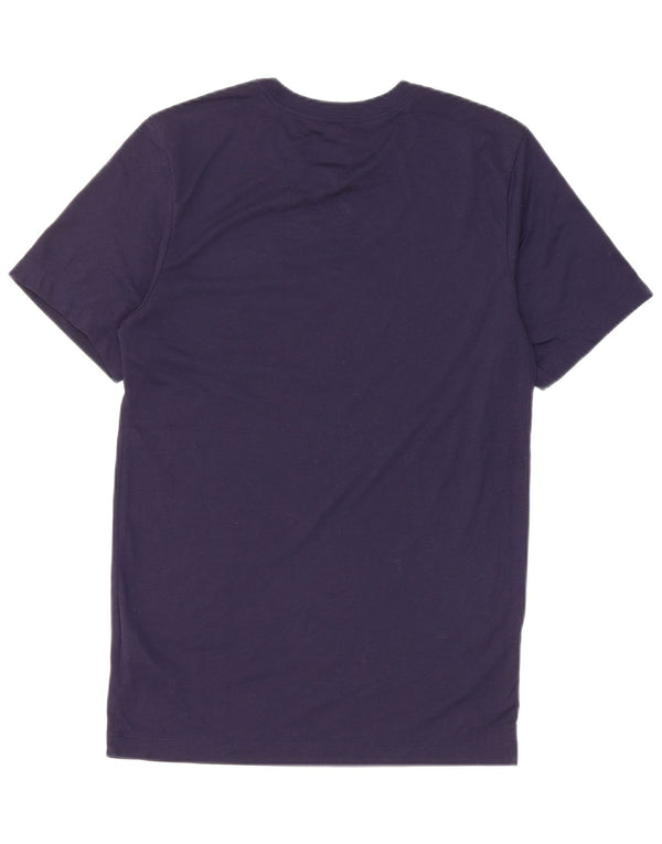 Ανδρικό γραφικό T-Shirt NIKE Dri Fit Top XS Navy Blue Polyester