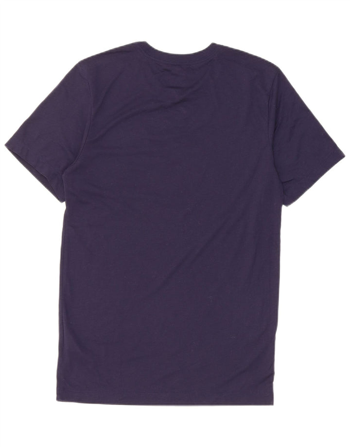 Ανδρικό γραφικό T-Shirt NIKE Dri Fit Top XS Navy Blue Polyester