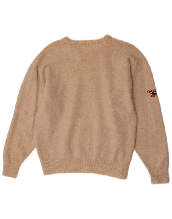 Ανδρικό πουλόβερ Reebok Liverpool Regular Fit Boat Neck Jumper XL Beige