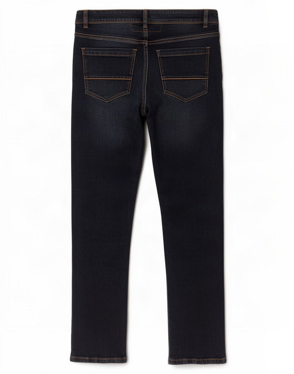 Dack's Mens Slim Jeans IT 46 Small W30 L29 Navy Blue Cotton