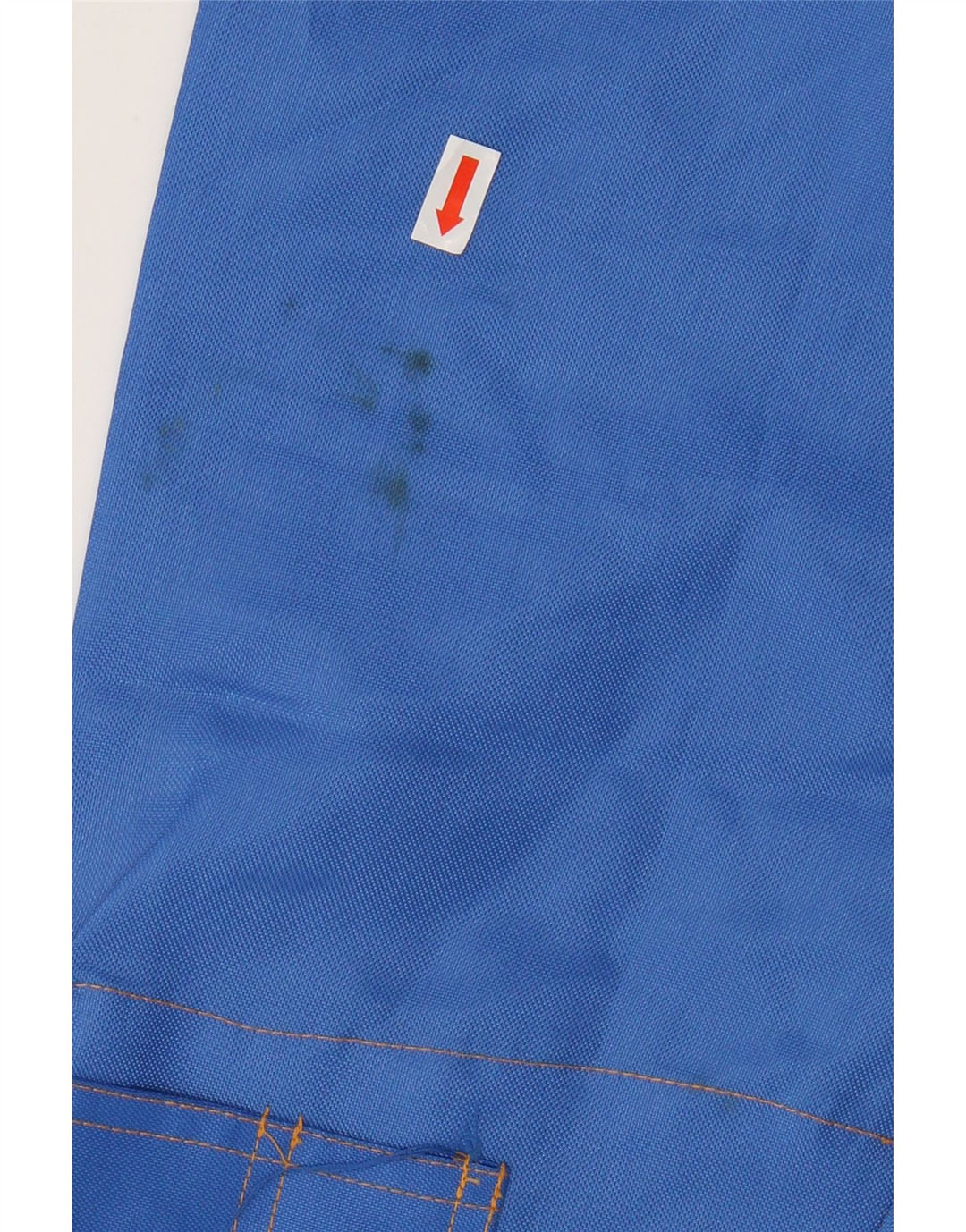 CLINTON Mens Rain Jacket UK 38 Medium Blue Colourblock Polyester Vintage Clinton and Second-Hand Clinton from Messina Hembry 