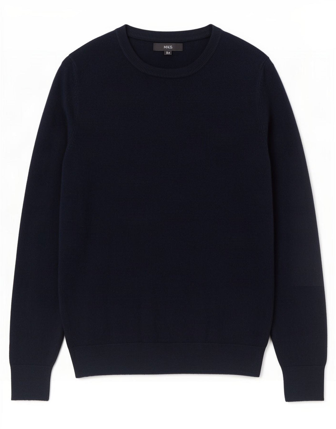 Ανδρικό πουλόβερ Marks & Spencer Boat Neck Jumper Small Navy Blue Acrylic