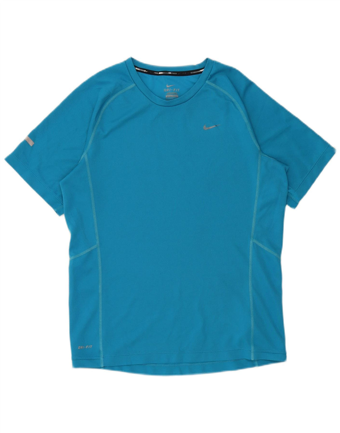 Ανδρικό μπλουζάκι Nike Dri Fit Μπλουζάκι από μικρό μπλε πολυεστέρα