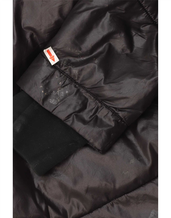 Michael Kors Ανδρικό μπουφάν με κουκούλα UK 38 Medium Μαύρο Πολυεστέρας
