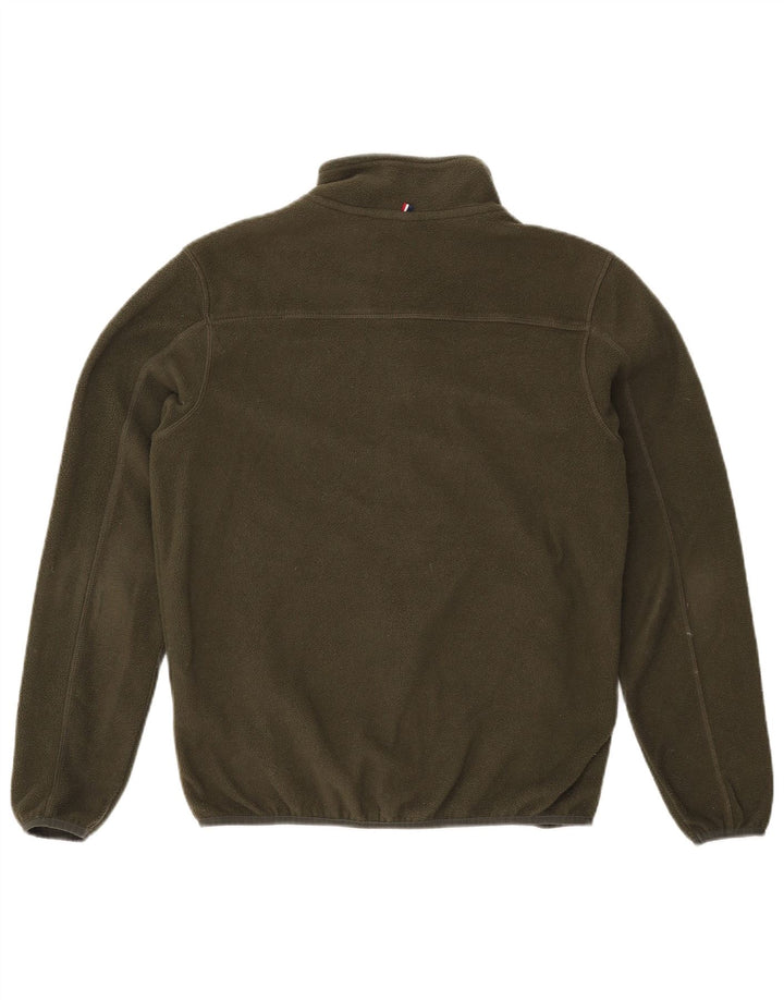 US POLO ASSN. Ανδρικό μπουφάν Fleece Μικρό Χακί Πολυεστέρας