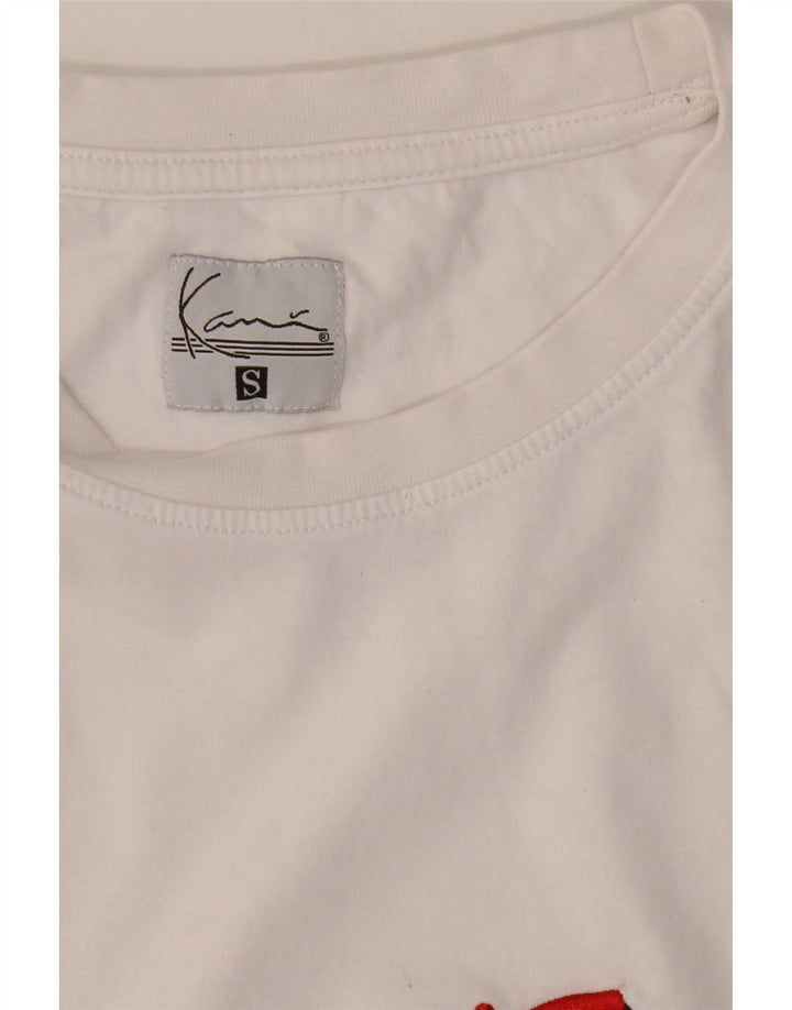 Karl Kani Ανδρικό T-Shirt Brooklyn Graphic Top Small White