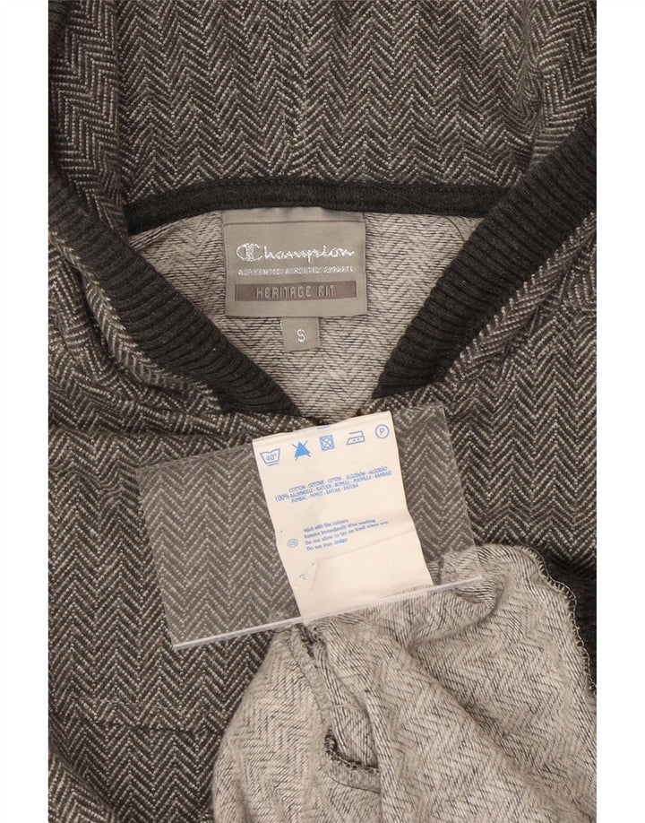 CHAMPION Γυναικείο πουλόβερ Heritage Fit Zip Hoodie UK 10 Small Grey