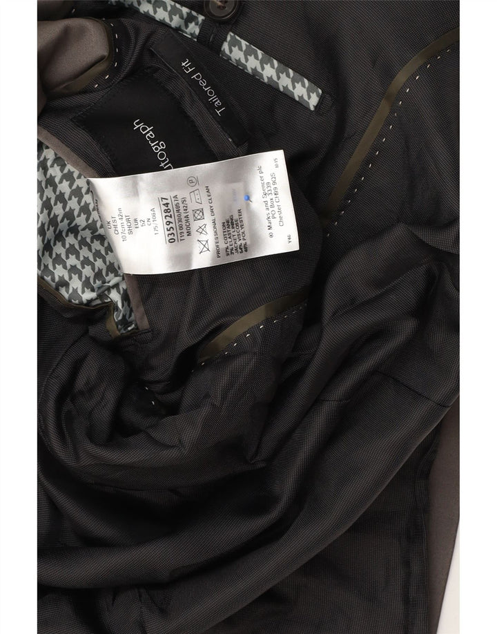 Marks & Spencer Ανδρικό αυτόγραφο μπουφάν σακάκι UK 42 Large Grey