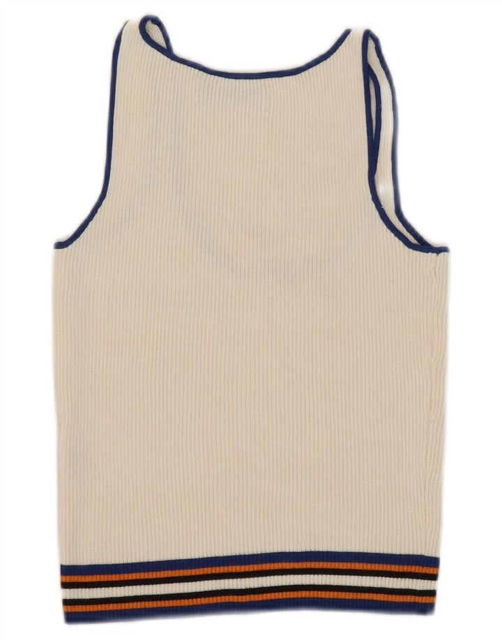 Zara Γυναικείο γιλέκο Crop Tank Top UK 8 Small White