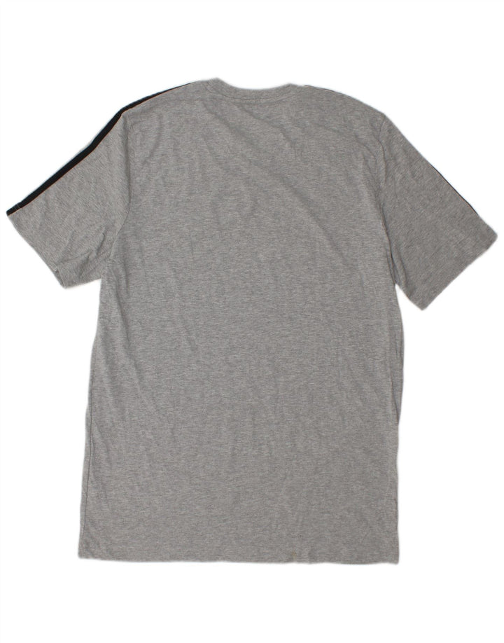Ανδρικό T-Shirt Adidas Top μεγάλο γκρι βαμβακερό