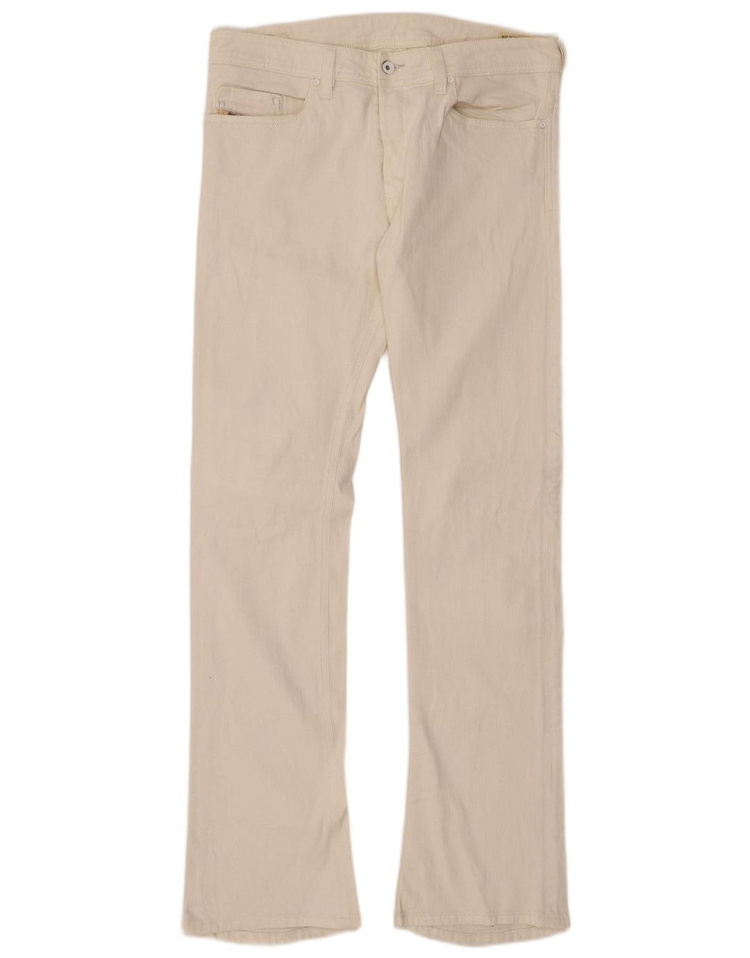 Γυναικείο τζιν DIESEL Trouleg Bootcut W32 L34 Λευκό βαμβακερό