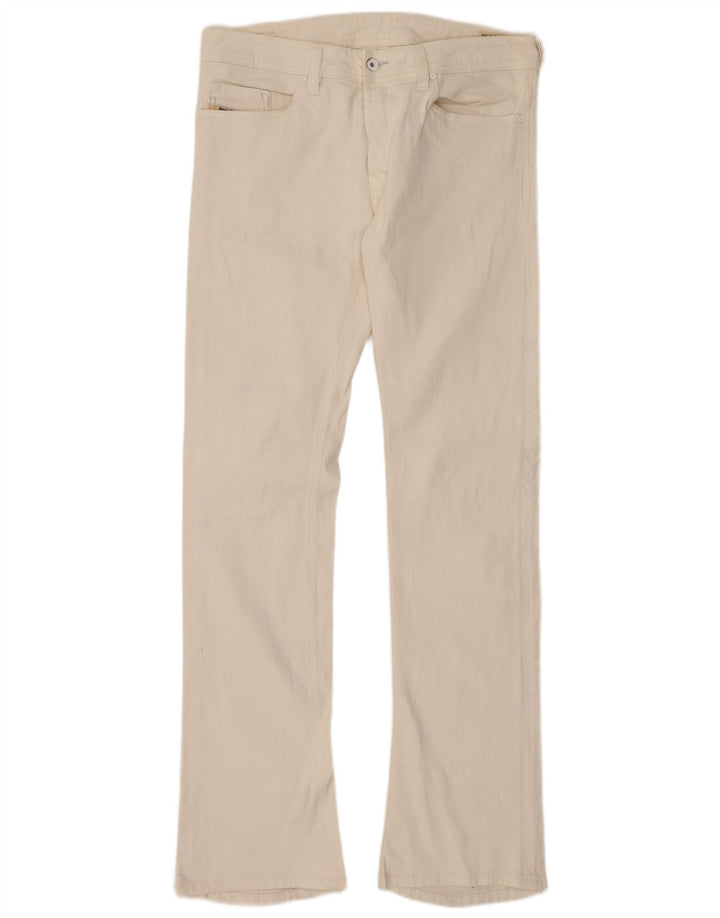 Γυναικείο τζιν DIESEL Trouleg Bootcut W32 L34 Λευκό βαμβακερό