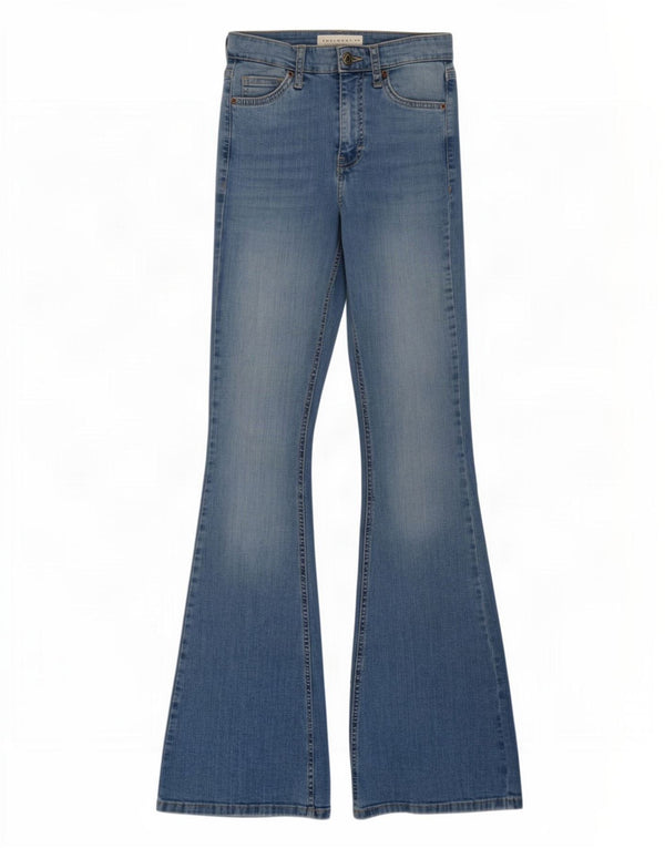 Topshop Γυναικείο Τζιν Jamie Flared W25 L32 Μπλε βαμβακερό
