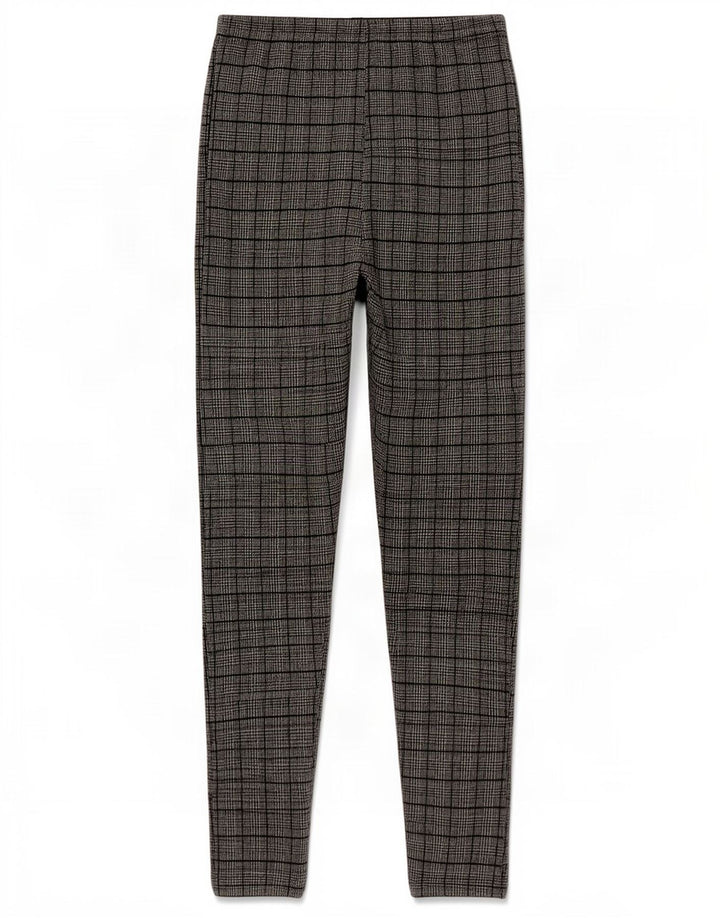 Zara Γυναικεία Κολάν UK 14 Medium Black Houndstooth