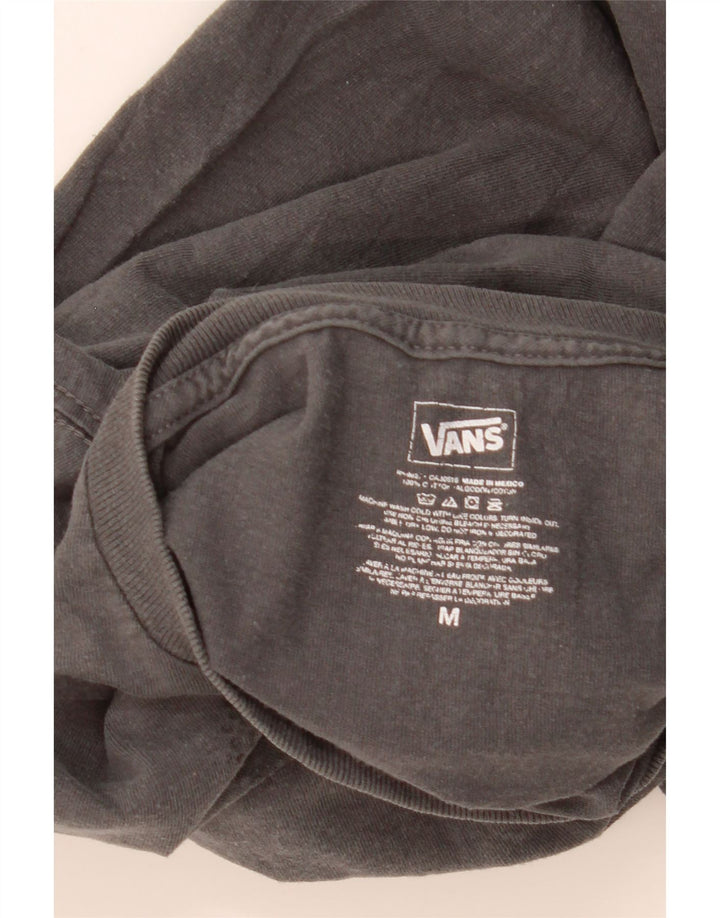 Ανδρικό γραφικό μπλουζάκι VANS Τοπ μεσαίο γκρι βαμβακερό