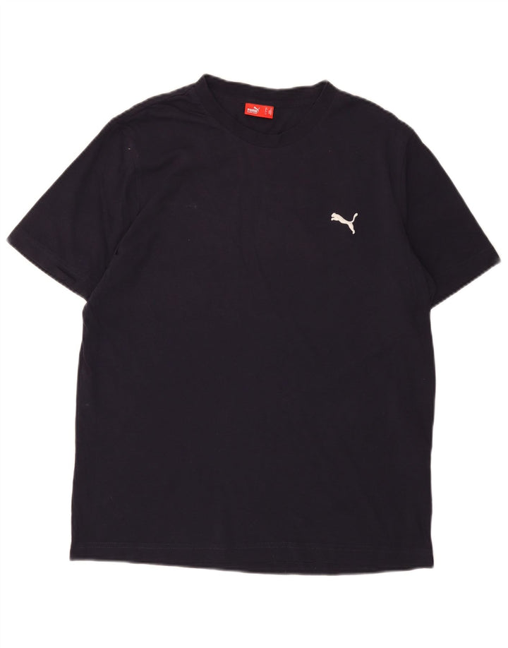 Ανδρικό T-Shirt Puma Τοπ μεσαίο μπλε ναυτικό βαμβακερό