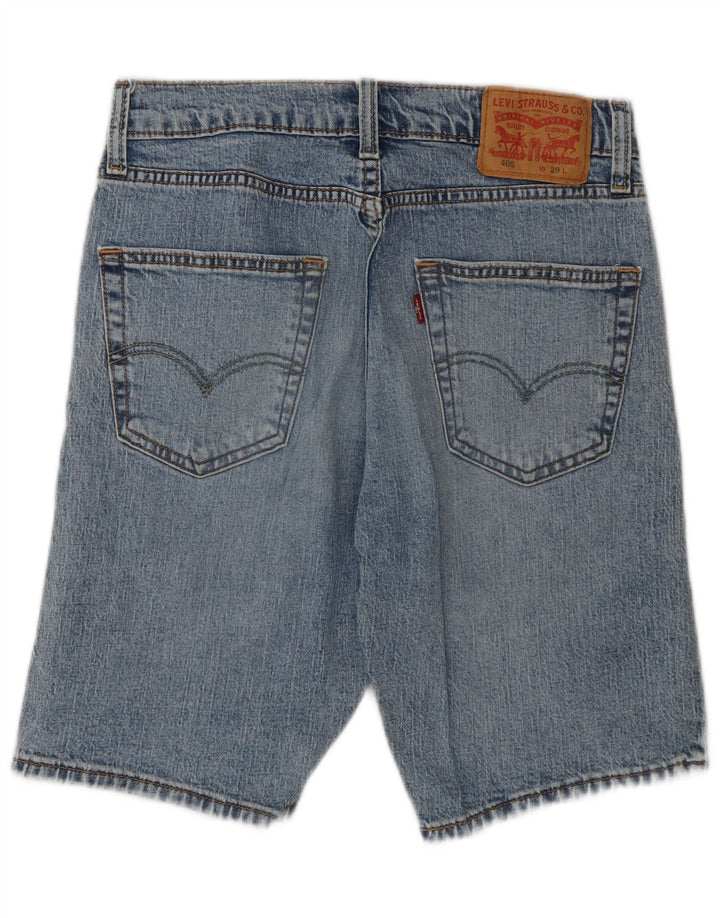 Ανδρικό τζιν σορτς Levi's 405 W29 Μικρό μπλε βαμβακερό