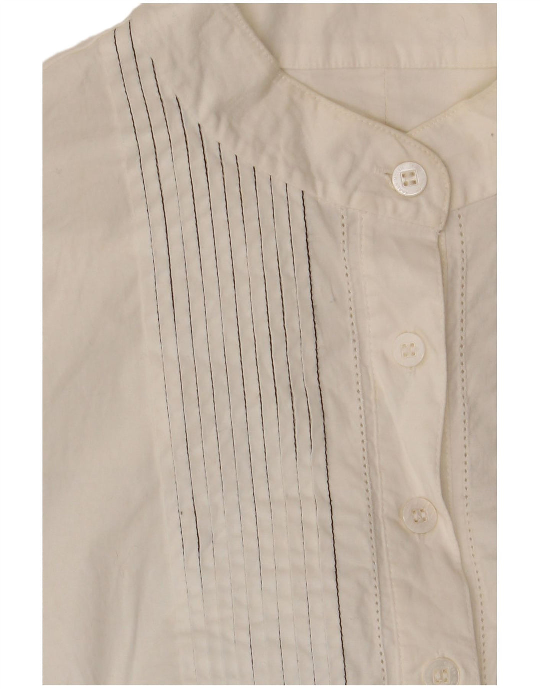 Karen Millen Γυναικεία Μπλούζα Μπλούζα UK 12 Μεσαίο Λευκό Paisley Βαμβακερό