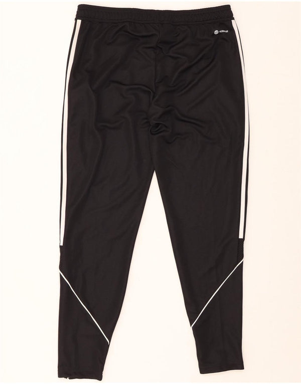 Γυναικεία αθλητική φόρμα ADIDAS Aeroready Παντελόνι UK 16/18 μεγάλο μαύρο πολυεστέρα