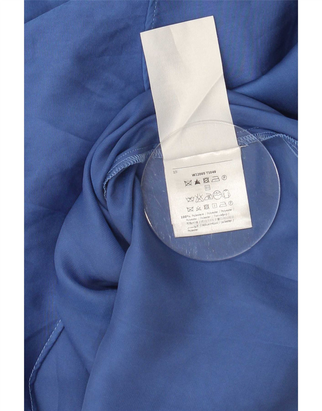 Liu Jo Womens One Shoulder Top IT 42 Medium Blue Polyester