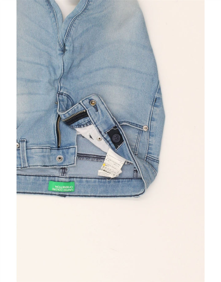 BENETTON Girls Skinny Jeans 10-11 Years XL W26 L26  Blue Cotton | Vintage Benetton | Thrift | Second-Hand Benetton | Used Clothing | Messina Hembry 