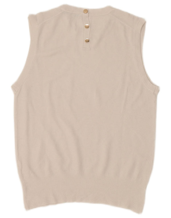 Zara Γυναικείο Γιλέκο Τοπ UK 12 Medium White