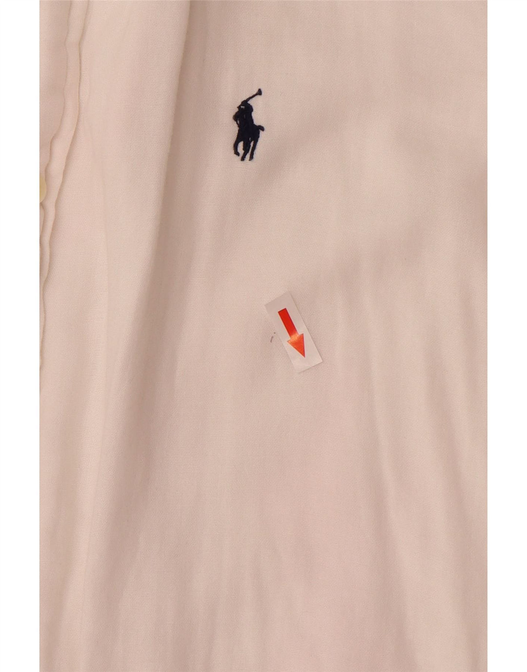 Ανδρικό πουκάμισο Ralph Lauren με μεγάλη εφαρμογή, λευκό βαμβακερό