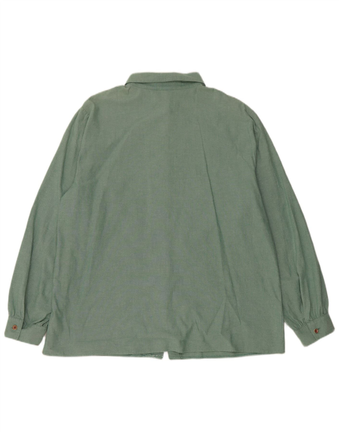 Πουκάμισο Petressa Γυναικείο Loose Fit EU 44 XL Πράσινο φλοράλ βαμβακερό