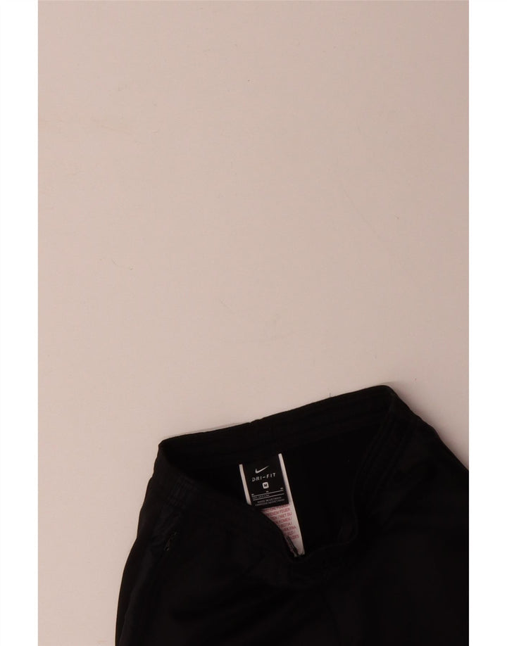 Παντελόνι αθλητικής φόρμας NIKE για αγόρια 10-11 ετών Μεσαίο μαύρο πολυεστέρα