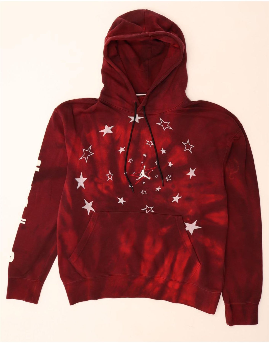 JORDAN Ανδρική βαφή για γραβάτα με κουκούλα με γραφικά Standard Fit Jumper Μεγάλη Βουργουνδία