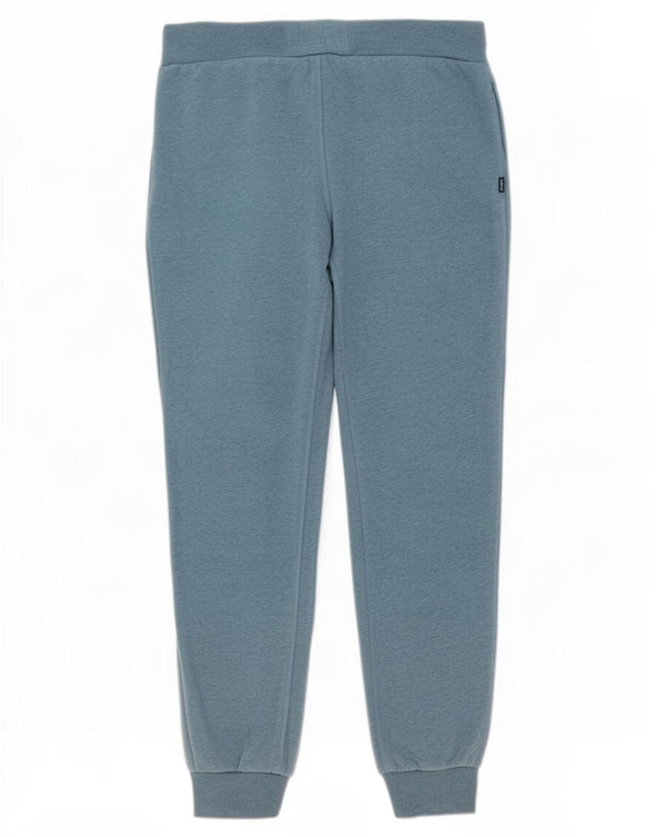 Superdry γυναικεία φόρμα παντελόνι Joggers UK 16 Large W32 L28 Μπλε βαμβακερό