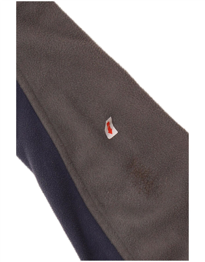 BERGHAUS Womens Fleece Jacket UK 10 Small Navy Blue Colourblock Polyester