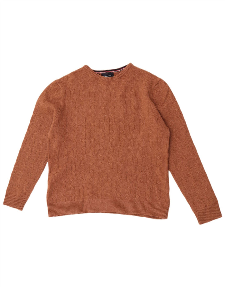 Marks & Spencer Boys Crew Neck Jumper πουλόβερ 12-13 ετών Καφέ