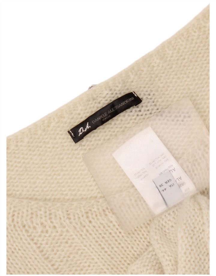Daniele Alessandrini Γυναικείο πουλόβερ με λαιμόκαυστο IT 44 Medium White