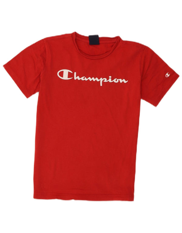 Champion Boys Graphic T-Shirt Top 11-12 ετών μεγάλο κόκκινο βαμβακερό