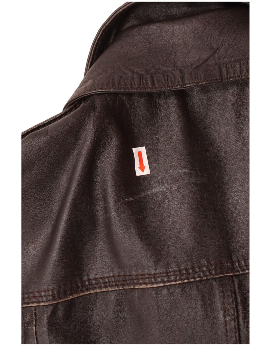 Superdry Ανδρικό Δερμάτινο Μπουφάν UK 40 Large Brown Δερμάτινο