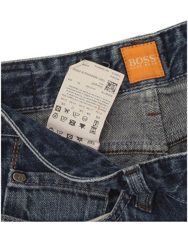 Ανδρικό τζιν ίσιο Hugo Boss W31 L34 Μπλε βαμβακερό