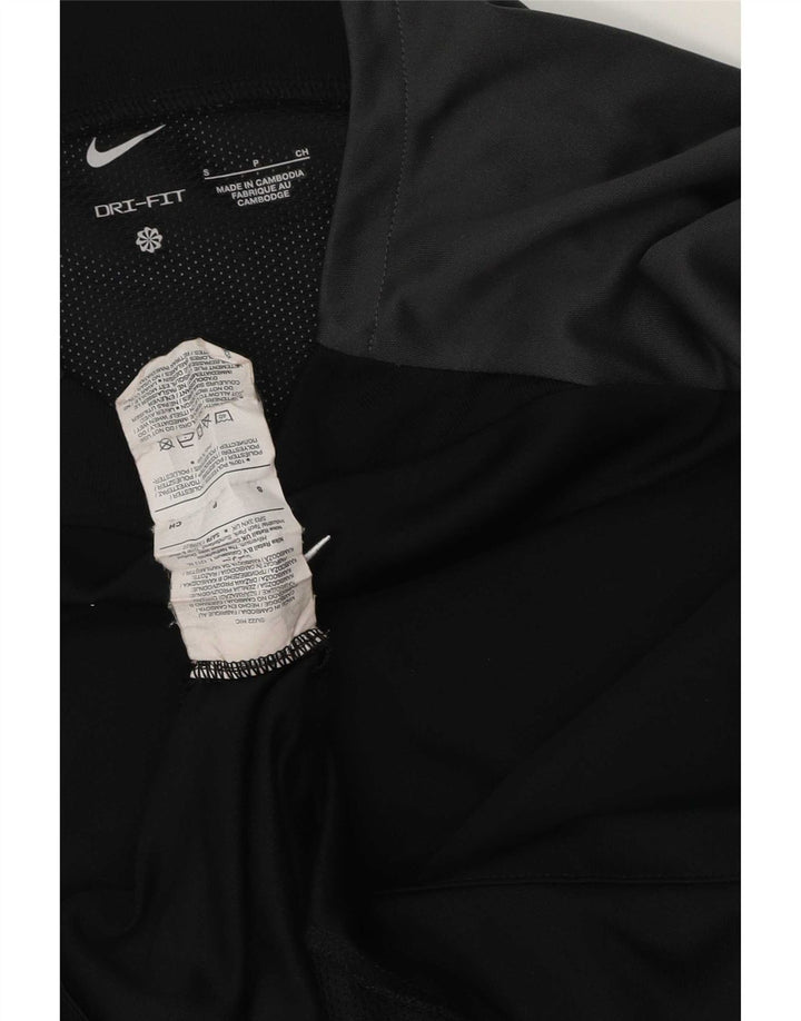 Ανδρικό γραφικό μπλουζάκι Nike Dri Fit Top Small Black Colorblock Πολυεστέρας