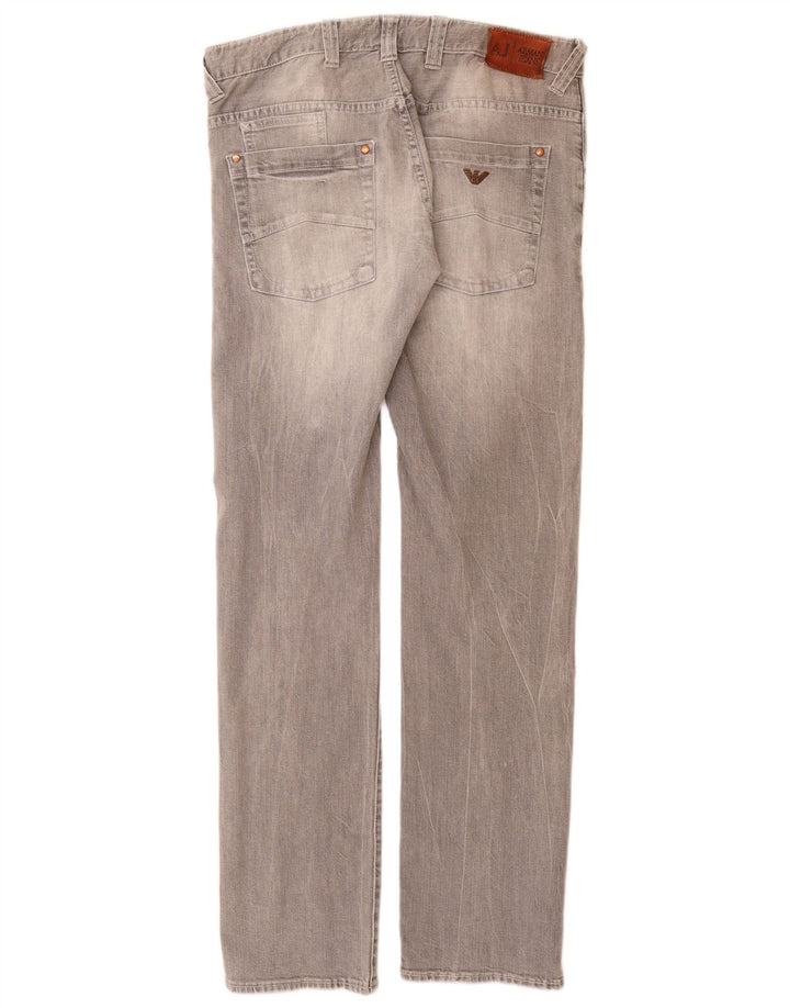 ARMANI Ανδρικό Slim Jeans W32 L33 Γκρι βαμβακερό