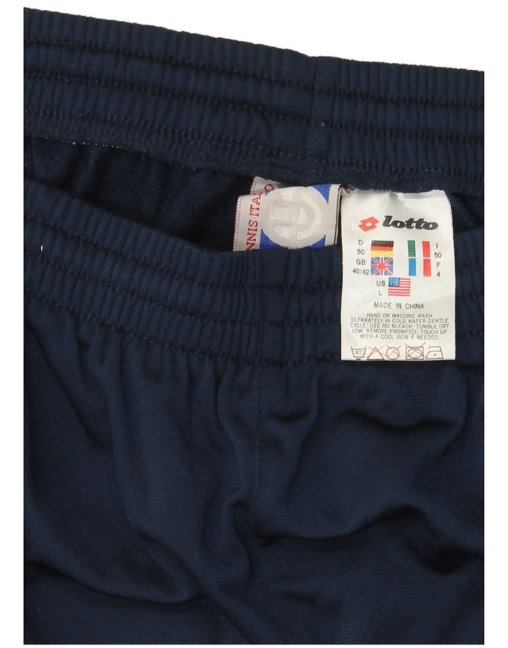 Ανδρική φόρμα LOTTO Παντελόνι UK 40/42 Large Navy Blue Polyester