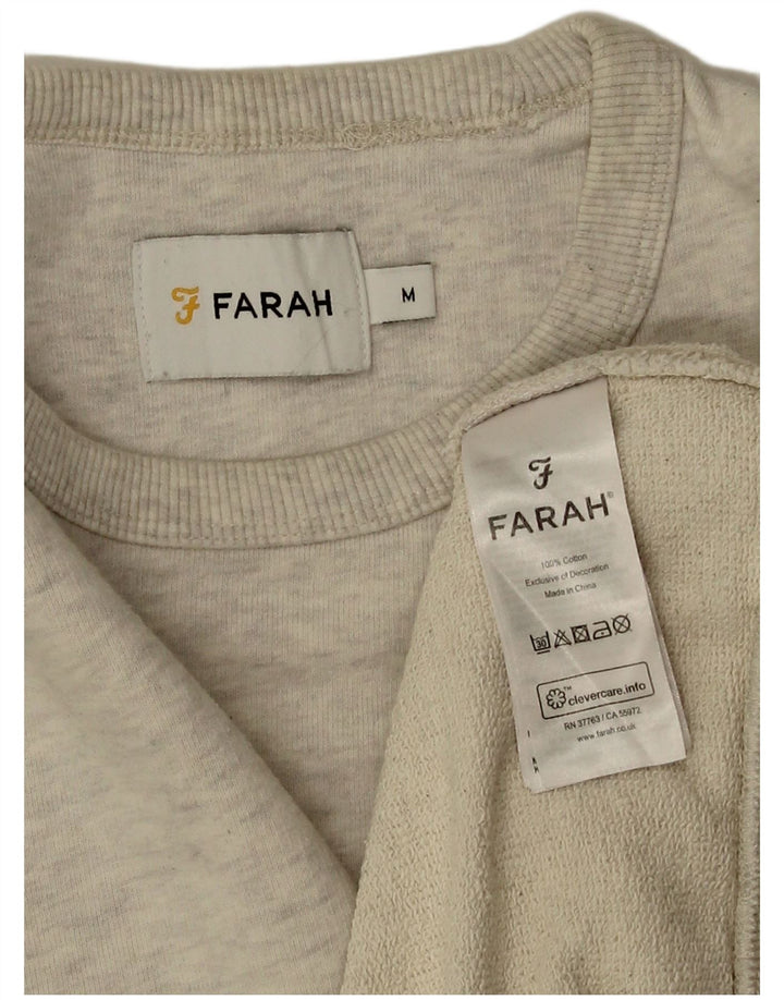 Farah Ανδρικό φούτερ Jumper Βαμβακερό μεσαίο γκρι