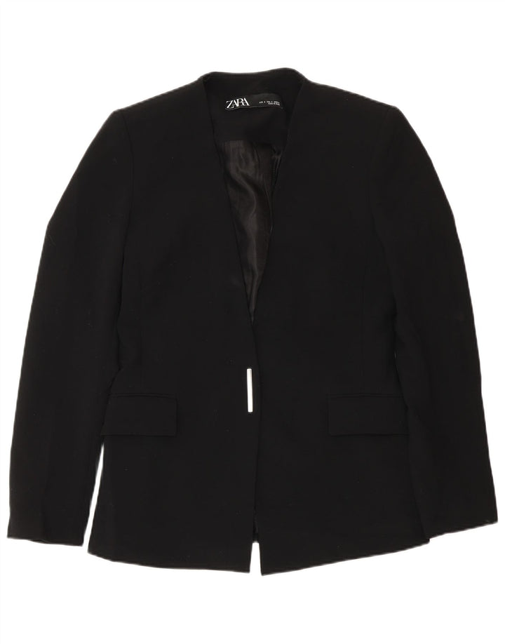 Zara Γυναικείο Μπουφάν UK 10 Small Black