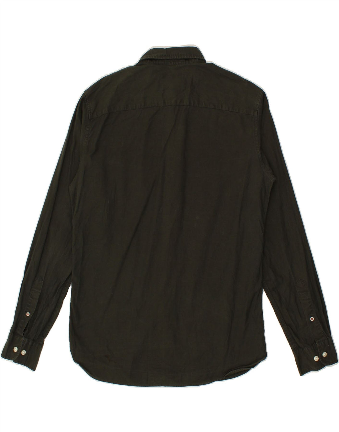 JACK & JONES Mens Shirt Small Green Cotton Vintage Jack & Jones and Second-Hand Jack & Jones from Messina Hembry 