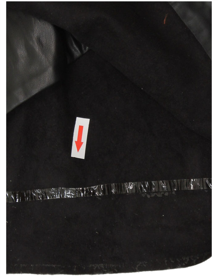 Zara Γυναικεία Μίνι Φούστα από Faux Leather Μεγάλη W30 Μαύρη Πολυουρεθάνη