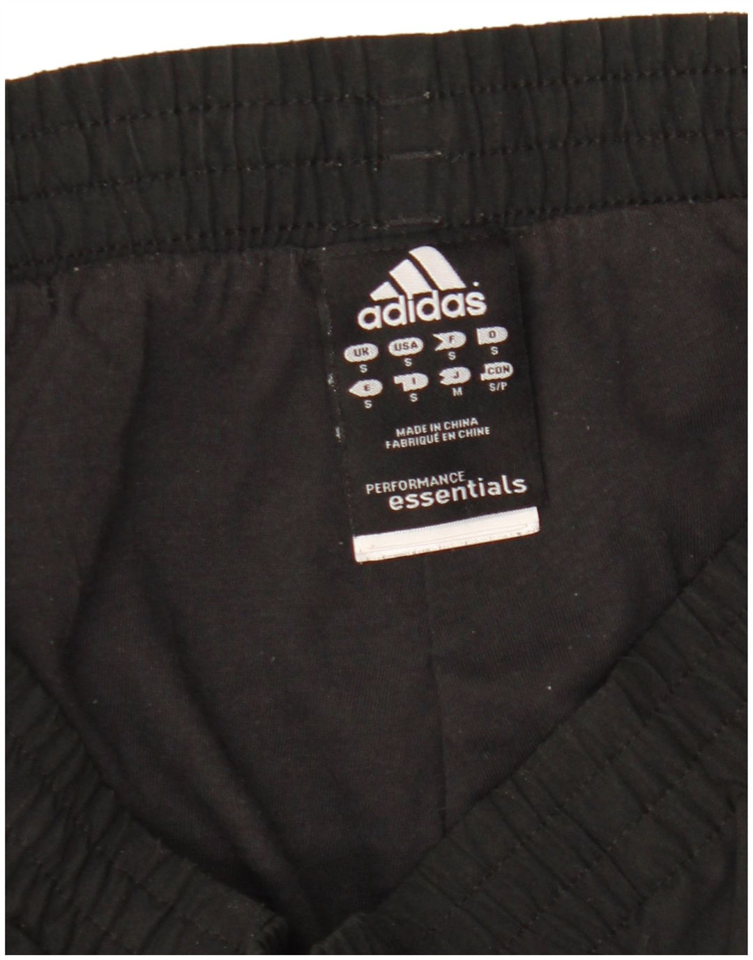 Ανδρική φόρμα Adidas Παντελόνι Joggers Μικρό Μαύρο Πολυεστέρα
