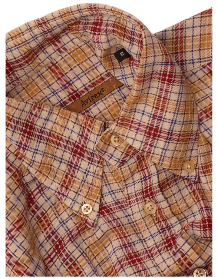 Ανδρικό φανελένιο πουκάμισο Avirex, μεσαίο πολύχρωμο καρό